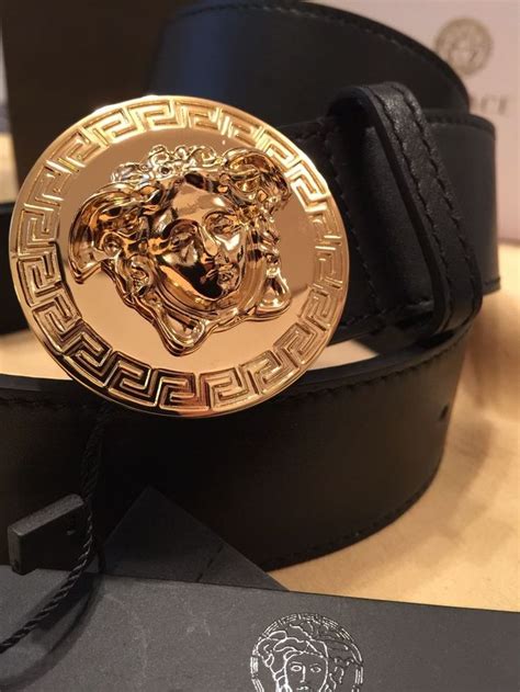 versace belt black and gold|authentic versace belt.